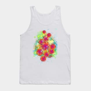 Daisy Full Sparkly Summer Tank Top